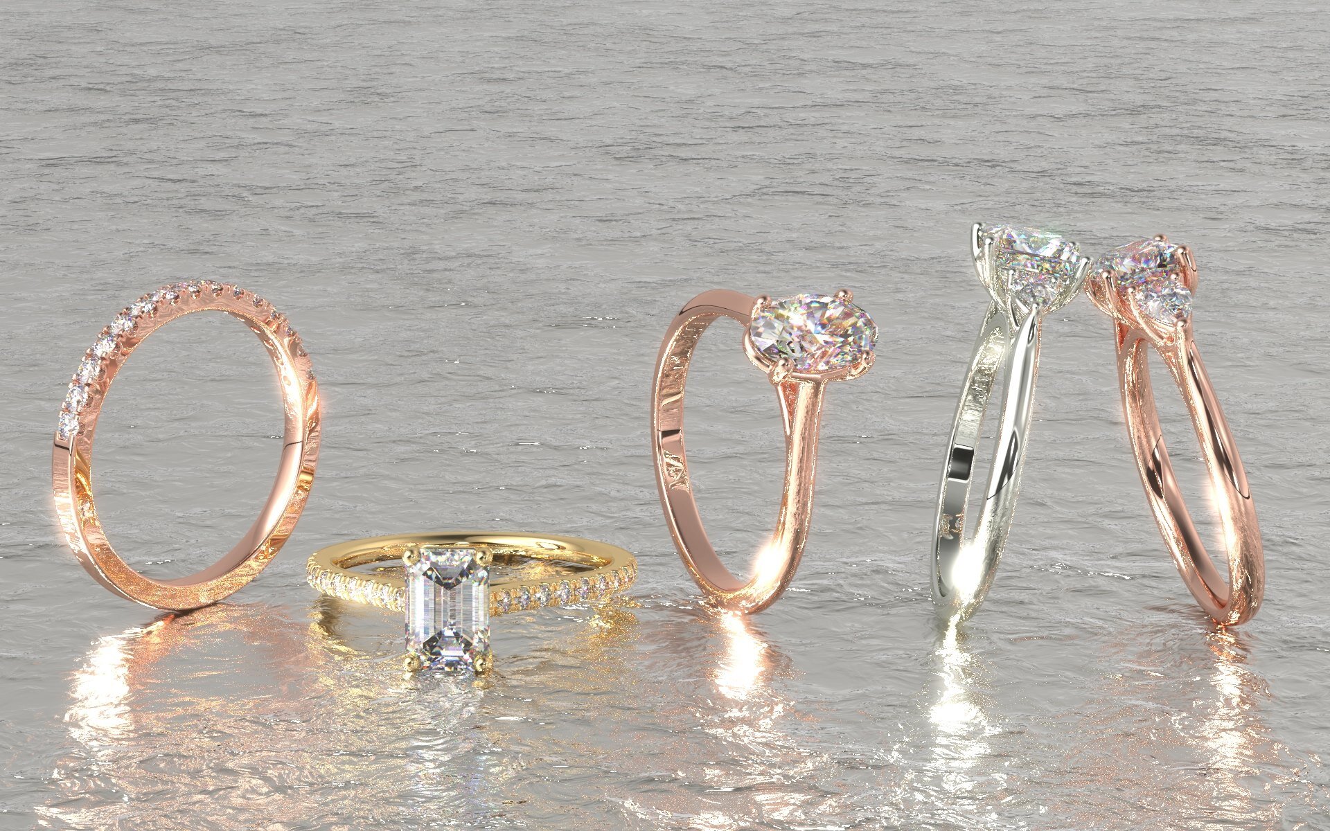 Jewelry Rendering Services 